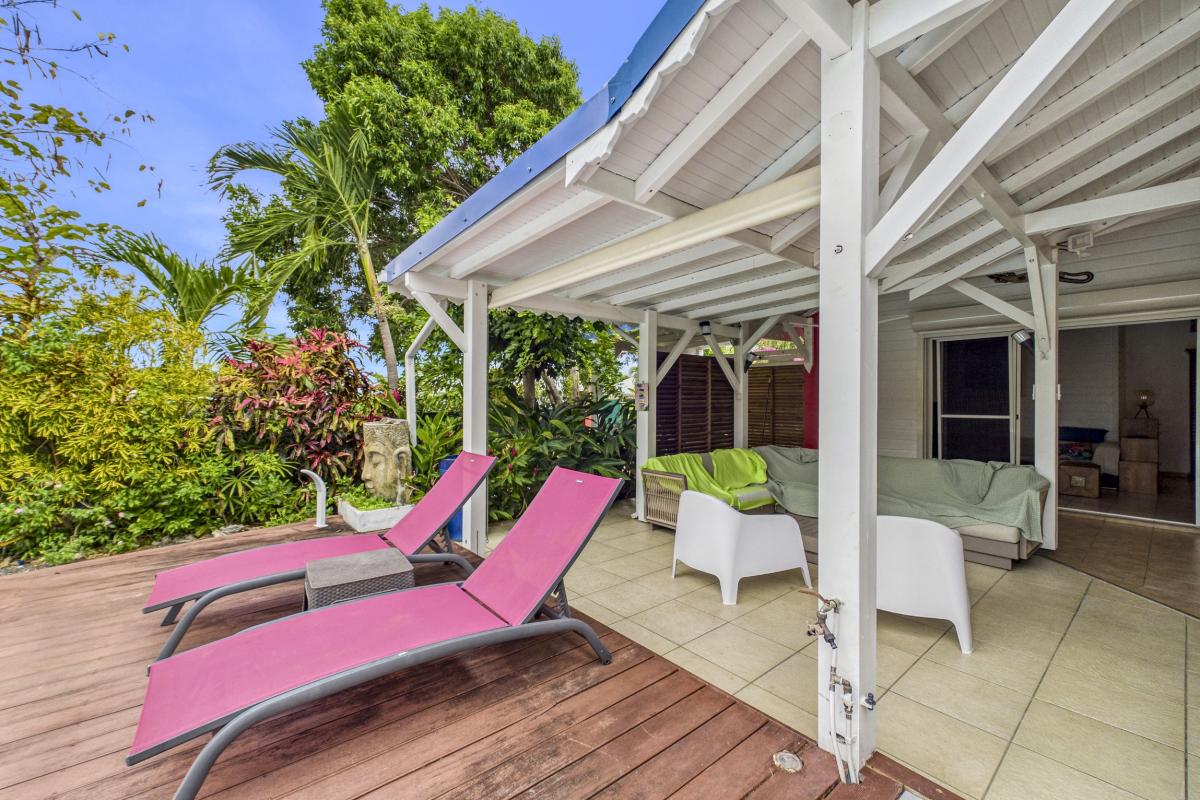 5.Location Villa piscine saint françois Guadeloupe_terrasse